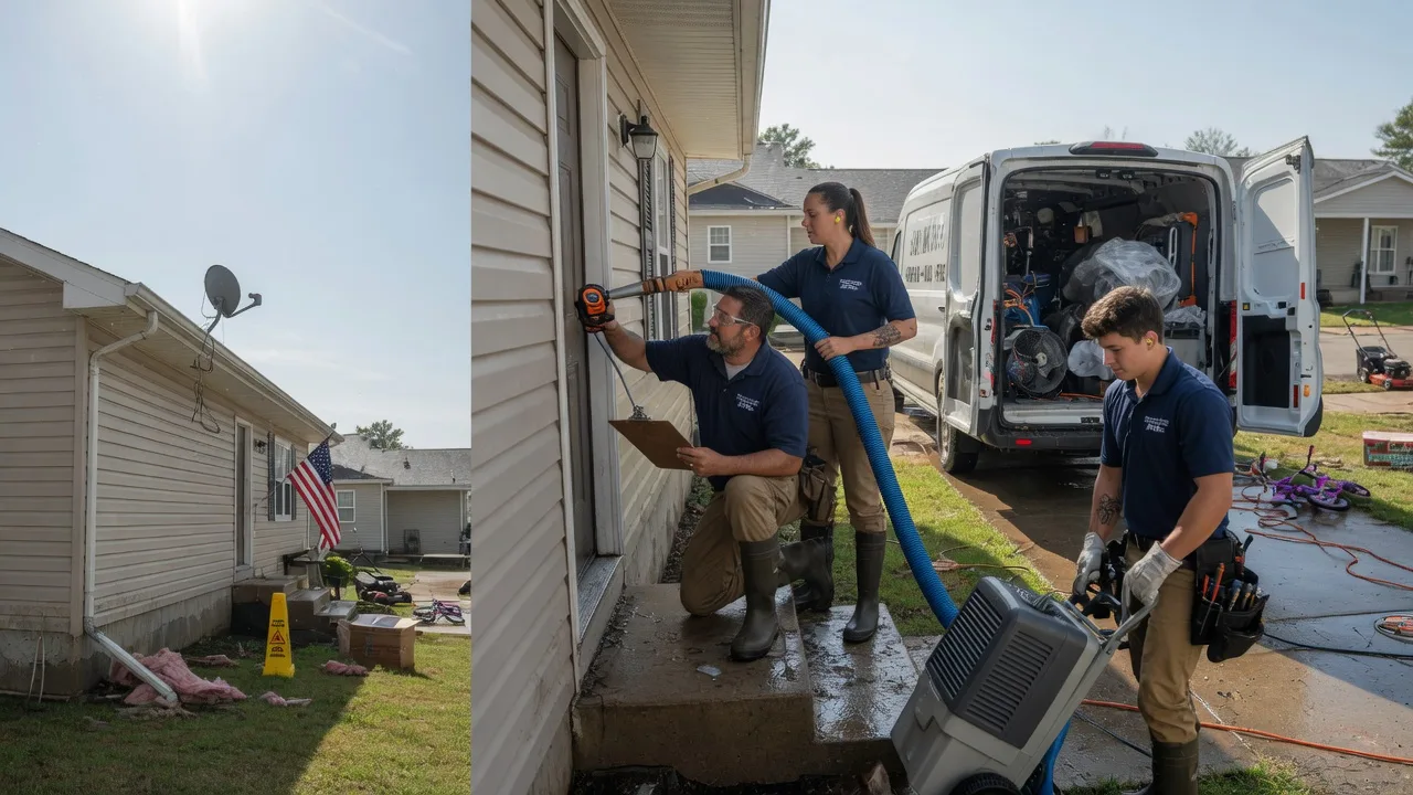 Ceiling Water Damage Restoration in Colp, IL near me